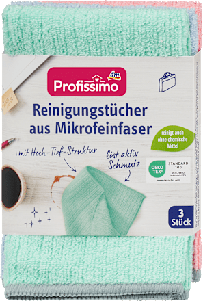 Profissimo Серветки для чищення Mikrofeinfaser 3 шт