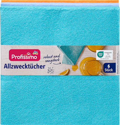 Profissimo Рушники універсальні  Allzwecktücher 6шт