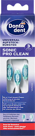 Dontodent Насадки для щітки Sonic Pro Clean, 3 шт., 3 шт