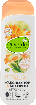 Alverde Дитячий шампунь та засіб для купання  Календула, 250 мл