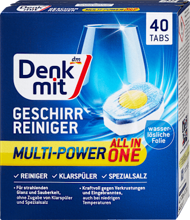 Denkmit Таблетки для посудомийної машини Multi-Power (12) 40 шт