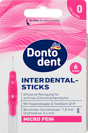Dontodent Щітки міжзубні рожеві 6 шт