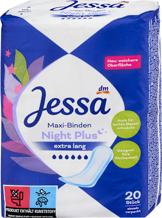 Jessa Прокладки Maxi Night Plus, 20 шт