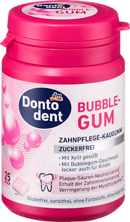 Dontodent Жувальна гумка Bubblegum, 25 шт